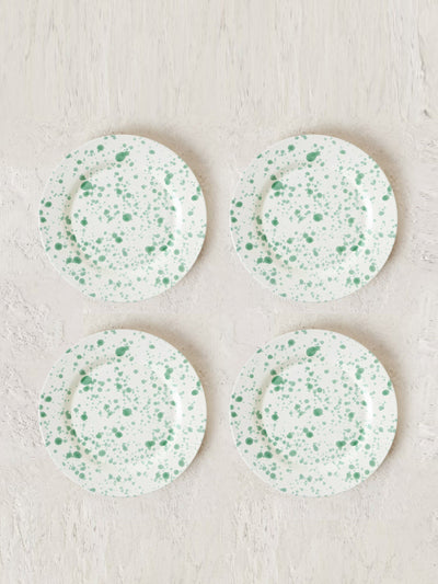 Hot Pottery Pistachio plates, set of 4 at Collagerie