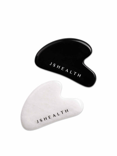 JSHealth Gua sha beauty tool in black or white at Collagerie