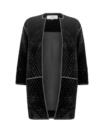 Mondo Corsini Noir quilted evening jacket at Collagerie