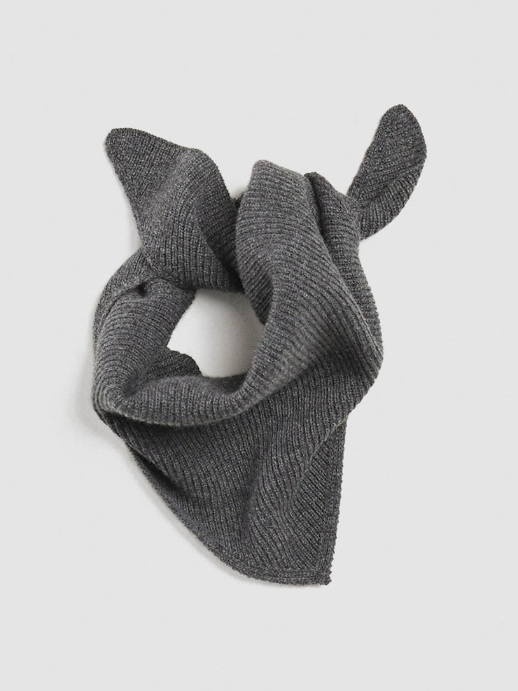 Derby grey cashmere Fionn foulard