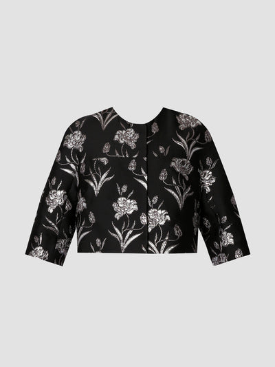 Erdem Cropped boxy jacket at Collagerie