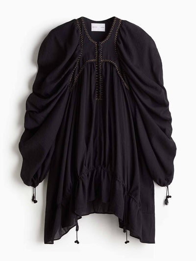 H&M Crinkled cotton dress at Collagerie