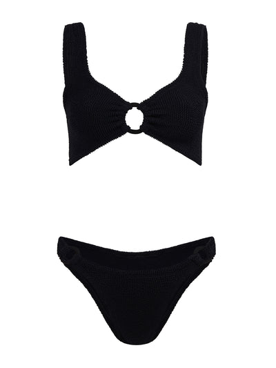 Hunza G Black Hallie bikini at Collagerie