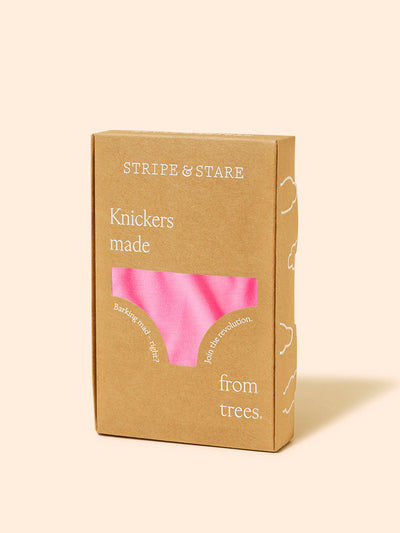 Stripe & Stare Hot pink the original knicker at Collagerie