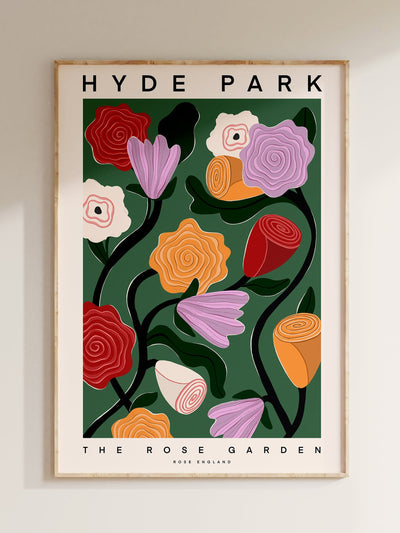 Rose England London Hyde Park fine art print at Collagerie