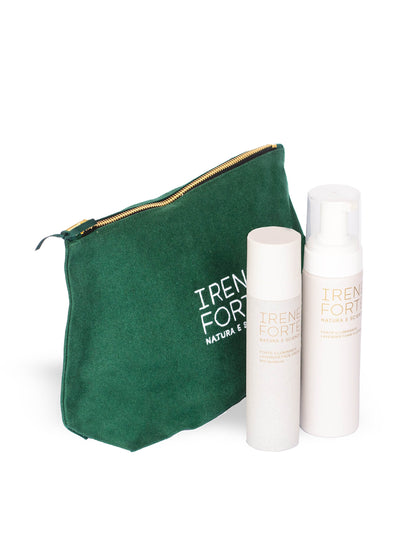 Irene Forte Brightening pair wash bag at Collagerie