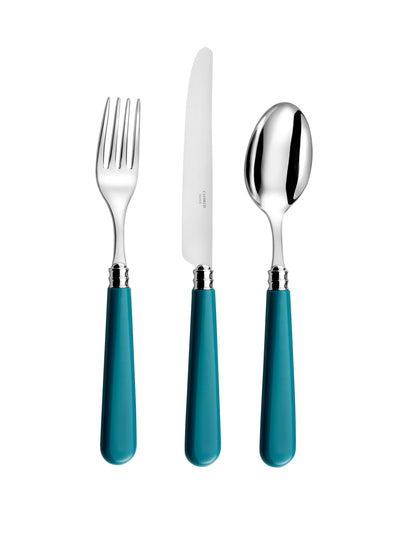 Domenica Marland Turquoise cutlery in stainless steel at Collagerie