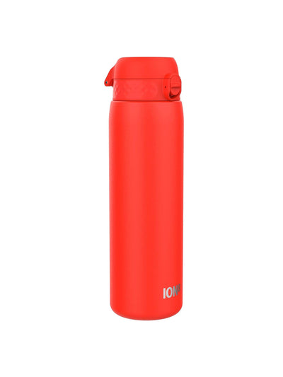 ION8 Red stainless steel water bottle at Collagerie