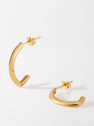 Edge of Ember Victoria gold hoop earrings at Collagerie