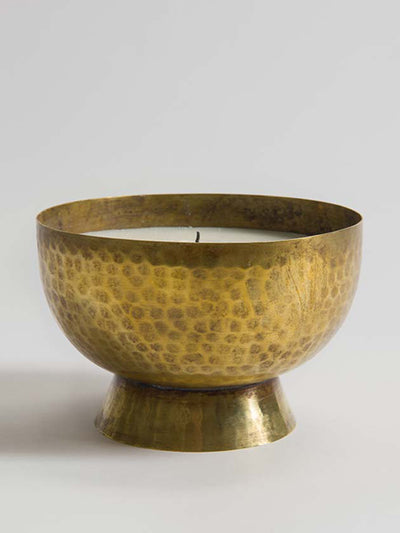 Kalinko Irrawaddy brass candle bowl at Collagerie