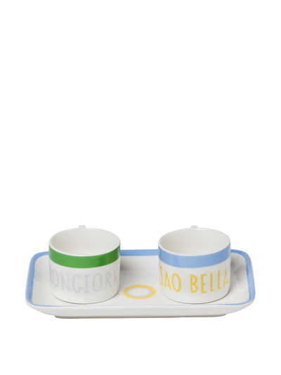 In the Roundhouse Italian espresso cups, set of 2 at Collagerie