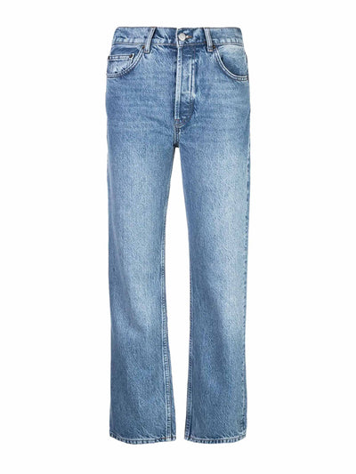 Reformation Cynthia high rise straight jeans at Collagerie