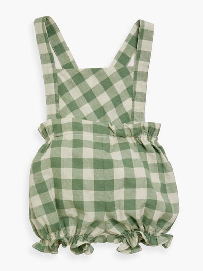 Amaia Green vichy jazz romper at Collagerie