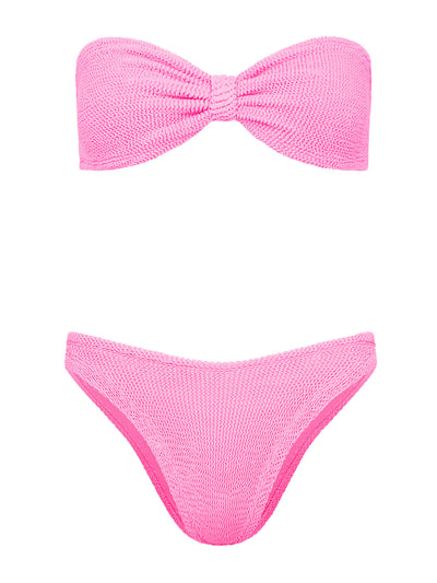 Hunza G Bubblegum Jean bikini top at Collagerie