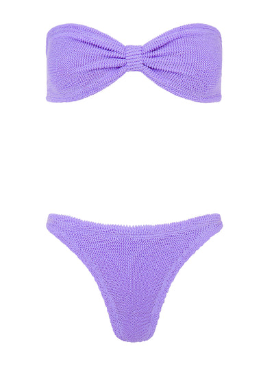 Hunza G Lilac Jean bikini at Collagerie