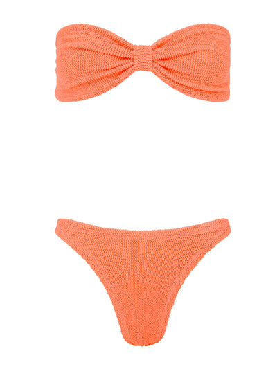 Hunza G Orange Jean bikini at Collagerie