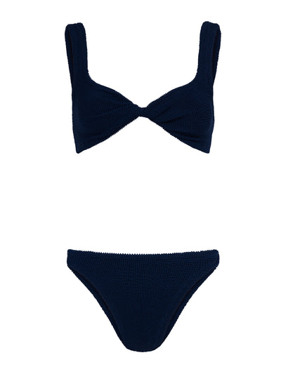 Hunza G Navy Juno bikini at Collagerie