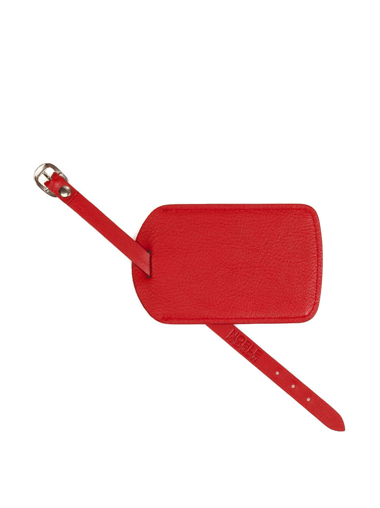 Chelsea leather luggage tag