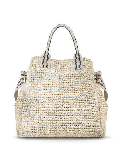 STELAR Kaba raffia tote bag at Collagerie