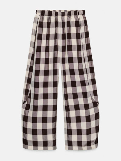 Zara ZW Collection gingham check trousers at Collagerie