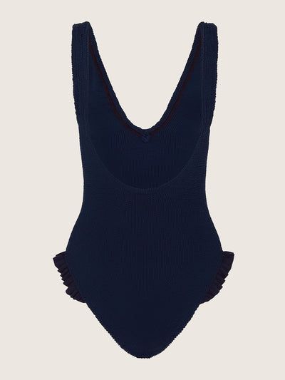 Hunza G Navy Lisa swimsuit at Collagerie