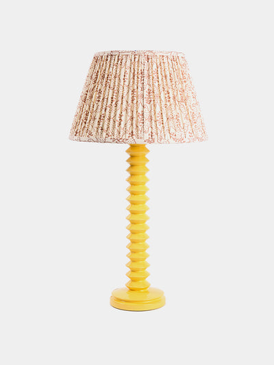 Hadeda Aztec lamp base in citron at Collagerie