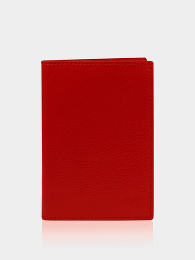 London Velvet The Passport holder in Bright Red at Collagerie