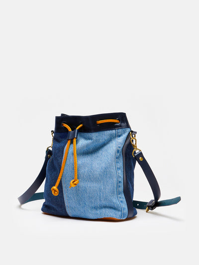 Seventy + Mochi The Mia bucket bag in yellow at Collagerie