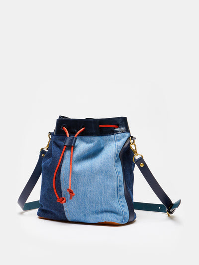 Seventy + Mochi The Mia bucket bag in red at Collagerie