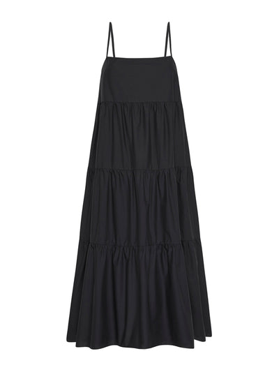 Matteau Black tiered sundress at Collagerie