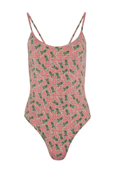 Muzungu Sisters Frog blossom Salma swimsuit at Collagerie