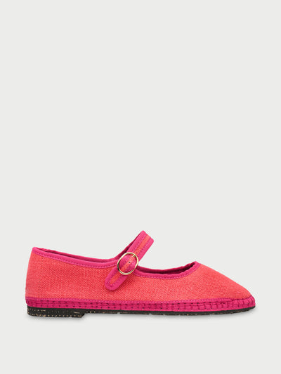 Flabelus Pink Lago Mary Jane flats at Collagerie