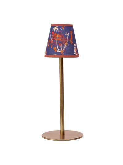 Dar Leone Laramee indigo candle clip lampshade at Collagerie