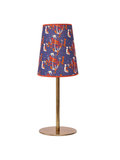 Dar Leone Laramee indigo fez lampshade at Collagerie