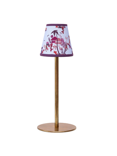 Dar Leone Laramee mauve candle clip lampshade at Collagerie