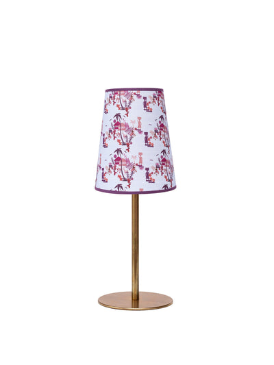 Dar Leone Laramee mauve fez lampshade at Collagerie