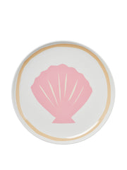 Large pink shell plate  In The Roundhouse    - Collagerie