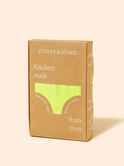 Stripe & Stare Lemon sherbet the original knicker at Collagerie