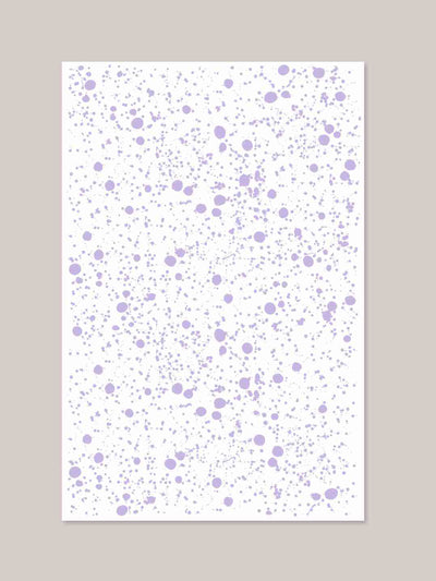 Polkra Lilac Polkra x Hot Pottery splatter tablecloth at Collagerie