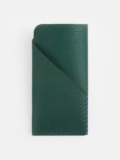 London Velvet The dark green glasses case at Collagerie