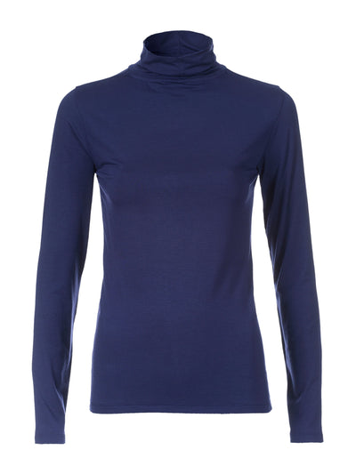 Rae Feather Long sleeve cotton modal polo at Collagerie