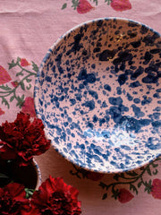 Large splatter bowl Interiors Sharland England    - Collagerie