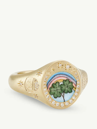 Cece Jewellery Luck ring at Collagerie