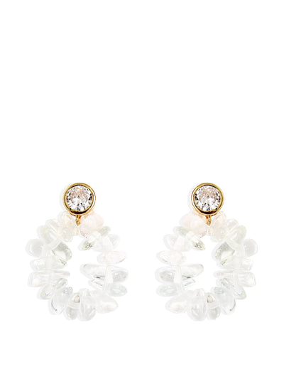 By Alona Gold with quartz Margot earrings at Collagerie