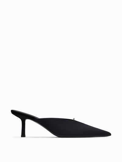 NEOUS Black Matar mules at Collagerie