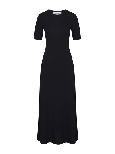 Anemos Short sleeve modal knit midi dress at Collagerie