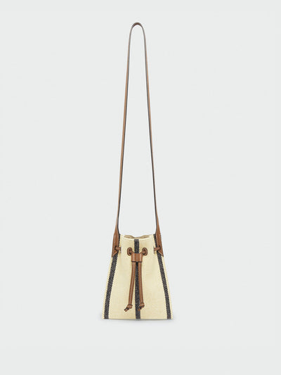 J&M Davidson Furrow mini tote bag, toffee at Collagerie