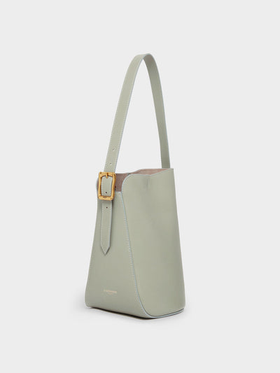 J&M Davidson Sage Mini quiver bucket bag at Collagerie