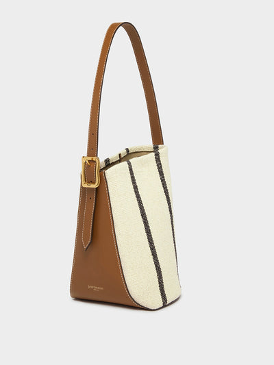 J&M Davidson Mini Quiver bucket bag, toffee at Collagerie
