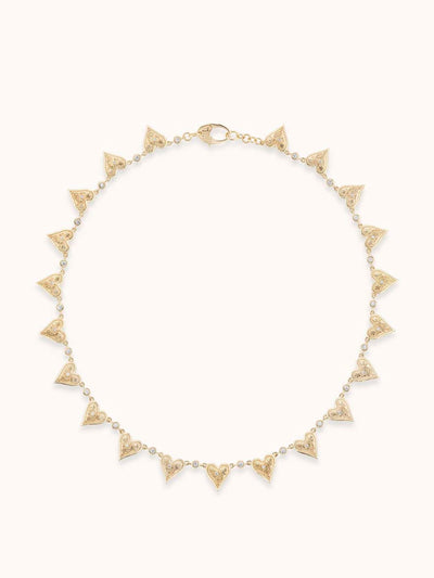 Marlo Laz Southwestern heart choker at Collagerie